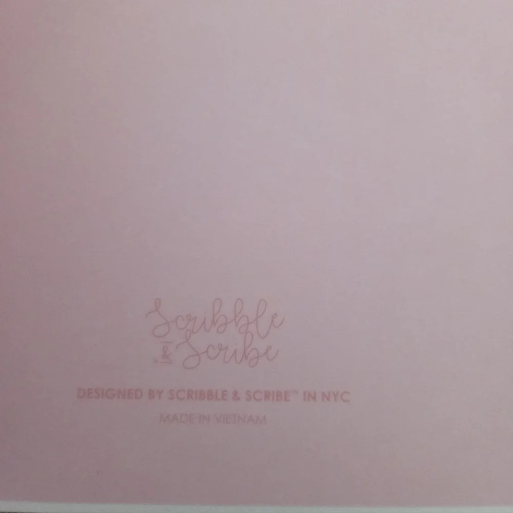 Scribble & Scribe Pink Journal